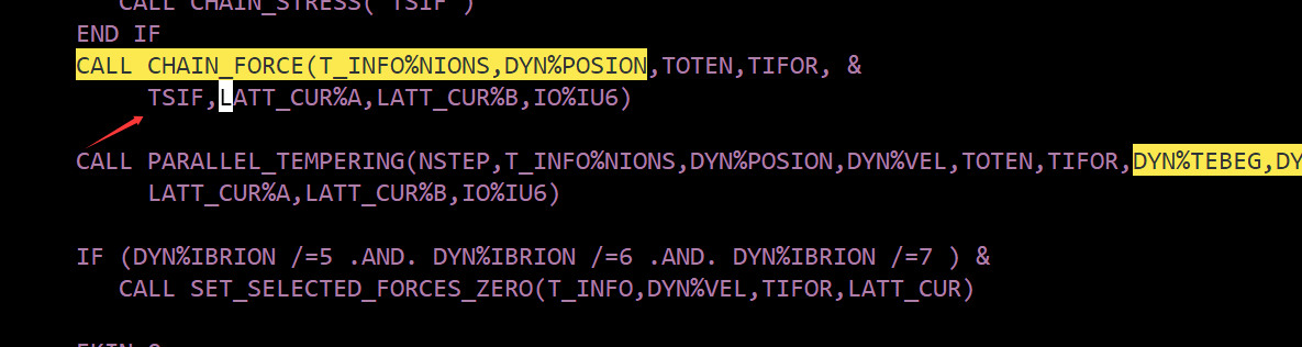 修改main.F，记得备份源码